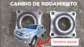 CAMBIO DE RODAMIENTO DELANTERO DE TOYOTA HILUX..