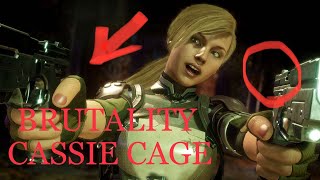 Mortal Kombat 11 CASSIE CAGE BRUTALITY