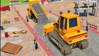 Excavator Simulator-Construction Road Builder | Construction Vehicles Android GamePlay#games #video