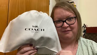 Unboxing The New Coach Heart Bag/ My First Coach Item 🖤