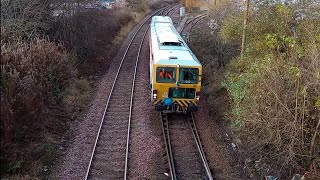 SB Rail tamper DR73941 arrives into Craiginches North Sidings from Slateford depot as 6J51.