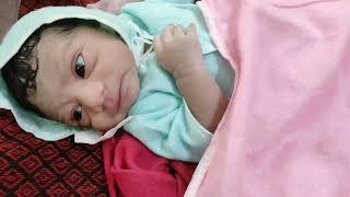 Newborn baby looking so tensed ,gehre soch main pyara baccha #cute #normal #baby #boy @BabyWorld22