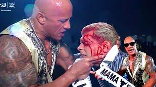 The Rock totally destroy 👿 Cody Rhodes | Cody Rhodes vs Rock Monday Night Raw