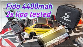 Fido RC Racing 4400mAh 7.4V LCG Shorty Pack tested in Yokomo MD 2.0