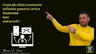 Cum să obții contacte infinite pentru orice business sau network