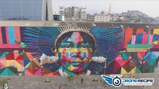 Drone Recife, filmagem na Praça Mauá no Museu do amanhã no Rio de Janeiro.