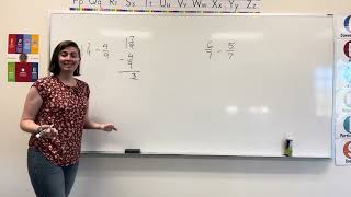 Add and subtract fractions with common denominators