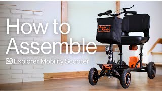 How to Assemble the SuperHandy Explorer Mobility Scooter | GUT161