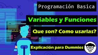 Que es una variable | Que es una función y como se usan nivel basico | Luisito habla