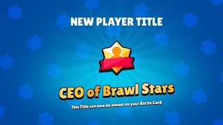 I Am "The CEO Of Brawl Stars" + RANK 50 Edgar