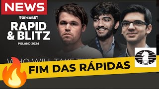 TERMINA a fase das RÁPIDAS na NORUEGA com MAGNUS CARLSEN em