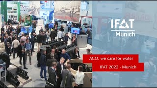 Visit ACO at IFAT 2022 in Munich | Teaser