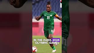 Barbra Banda makes history at the Paris 2024 Olympics 🇿🇲✨ #footballshorts #olympics #football