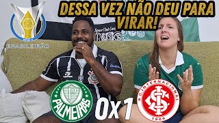 React Reação Palmeiras x Internacional derrota em casa #palmeiras#react #casal #humor