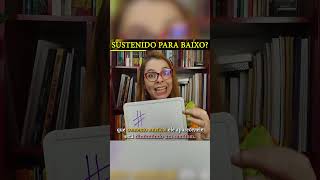 Sustenido para baixo? #musica #aulademusica