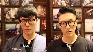 아이롱펌을 이용한 리젠트 포마드 스타일 /  Regent Pomade Style With Iron Perm ManHair BarBering