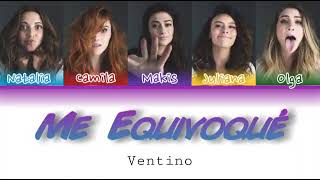 Ventino - 'Me equivoque' (Color coded lyrics esp/eng)