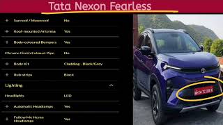 tata nexon fearless car futures