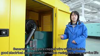 200 kilowatts canopy silent diesel generator set for real estate