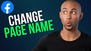 How to change facebook page name - A to Z