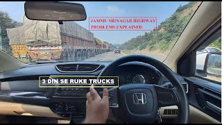 Jammu Srinagar Highway NH44 | Worst highway Stretch in INDIA | Truck Driver problems | vlog 3