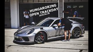 Hungaroring Autós Nyílt Nap 2020.06.28 4K (Open Trackday) -Porsche GT3RS, BMW M4 GT4, Ferrari 458-