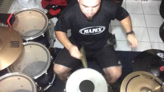 Mazão Batera: Double e Single Paradidle + Double Bass