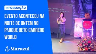 Evento aconteceu na noite de ontem no parque Beto Carrero World