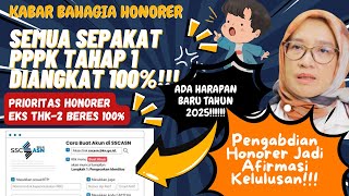 🔴SELAMAT❗JENIS HONORER INI DIANGKAT PPPK PENUH WAKTU 100%❓ATURAN FINAL PPPK TAHAP 2 BERSIAP❗