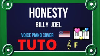 HONESTY : Tutorial Voice Piano Cover