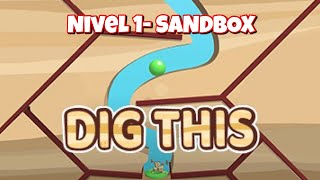 Como passar nivel 1.sandbox as 20 fase dig this!!