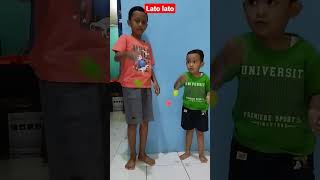 Challenge lato lato viral | tutorial main lato2 😆 #shorts #lattolatto #subscribe #like #share #fyp