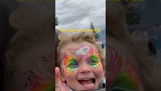 Rollercoasters at the Alaskan State Fair #alaska #rollercoaster