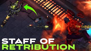 Staff Of Retribution Vs Fire Guardian In Frostborn