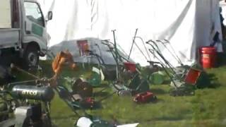 MOWERS [[GRASS CUTTERS] AT MALVERN SHOW