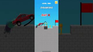 Draw bridge puzzle game level 1961  #gaming #drawing #Shorts