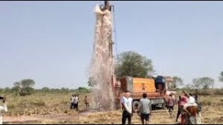 How To Water Borewell Drilling Machine Amazing Videos in hindi New Stunt10 Feet Deep Full Water Save