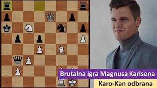 Brutalna partija Magnusa Karlsena na tabli raspad sistema - Karo-Kan odbrana