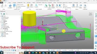 Roughing & finishing Programme Setup ll Powermill Ultimate ll #autodesk #cnc #cncmachine #education