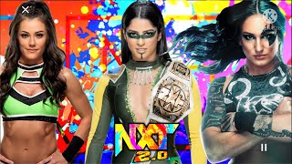 WWE2K22 NXT 2.0 KATANA CHANCE VS KRIS STATLANDER VS VALENTINA FEROZ