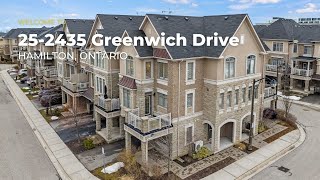 Unit 25, 2435 Greenwich Drive, Oakville | Cinematic Real Estate Video Tour | SkySight.ca