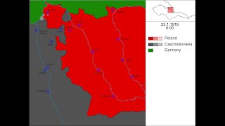 Polish - Czechoslovak War 1919 (Every hour)