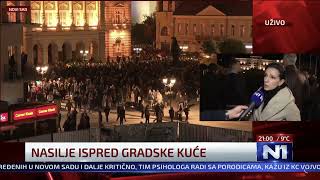 Marinika Tepić - Uživo uključenje sa protesta u Novom Sadu