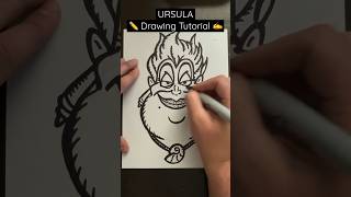 Everyone Can Draw! - URSULA ✍️ Drawing Tutorial 😀✏️ #ursula #littlemermaid #disney