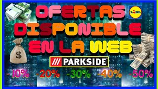 Ofertas disponibles en la web de LIDL de Parkside