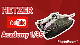 HETZER : German Tank Destroyer The Jagdpanzer 38 (Sd.Kfz. 138/2), Academy 1/35