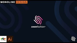 How to design Professional monoline fashion logo in 5 minutes using simple technique