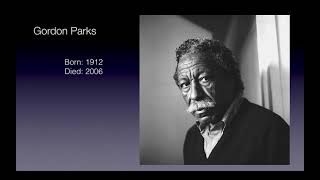 History of Photography Podcast 5 : Gordon Parks