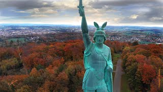 Das Hermannsdenkmal -  im goldenen Oktober 2021