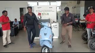 Mr.Kapil Johnson VESPA VXL DELIVERED ON #Vel #motors